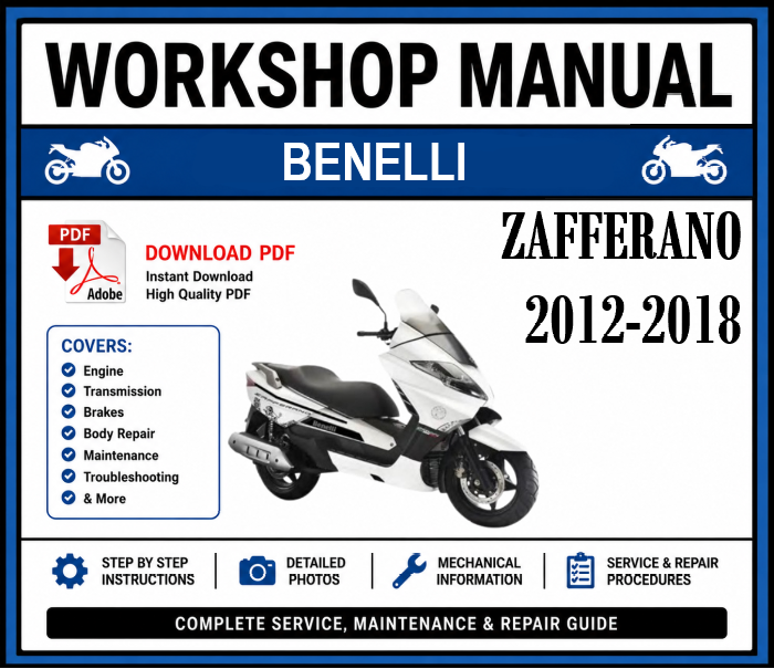 Workshop Manual [Benelli Zafferano 250] 2012-2018